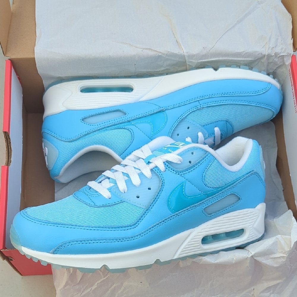 Nike Air Max 90 - Blue Chill - Men's Size 10.5 ( FD0734-442 )